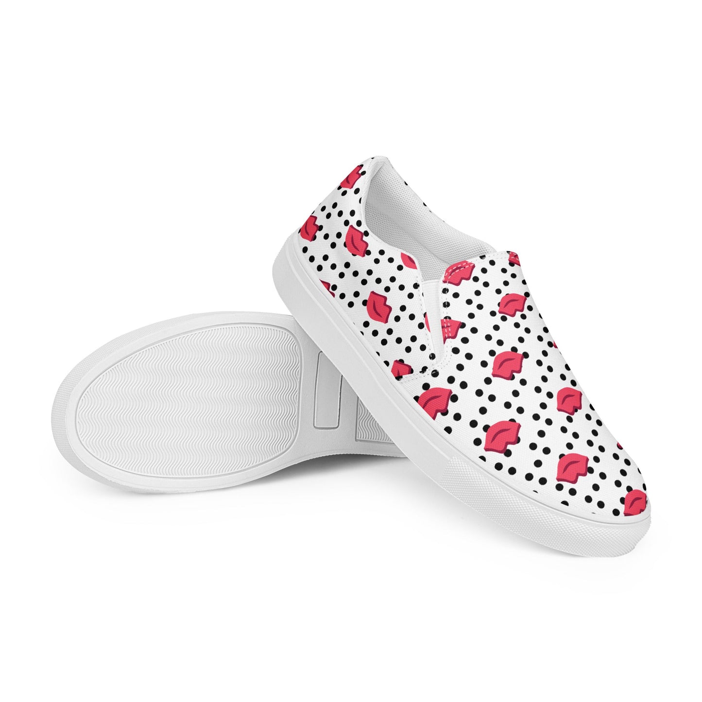 (Kisses) Slip - On Sneakers - Sentiments