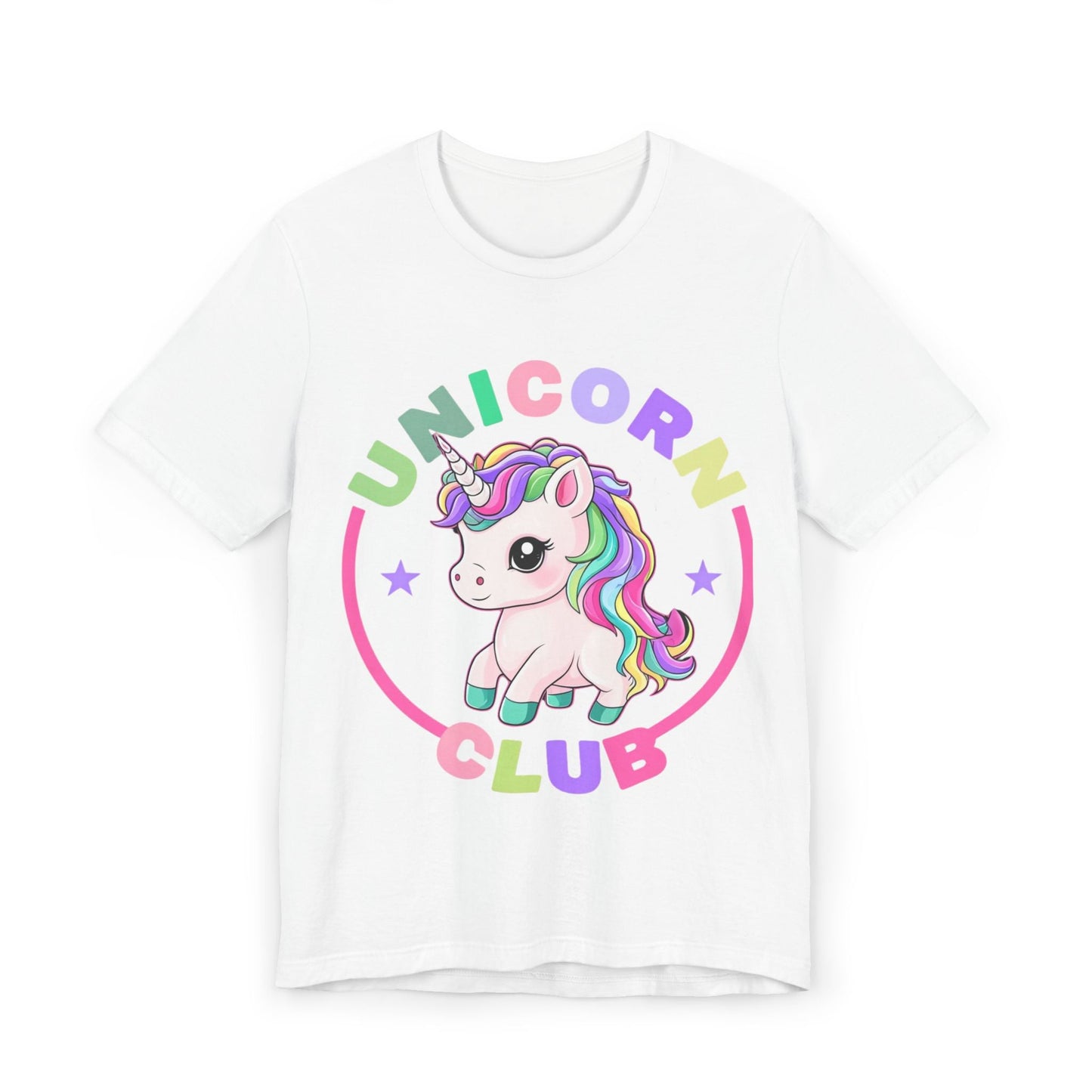 Unisex unicorn Rainbow Jersey T-Shirt - Sentiments