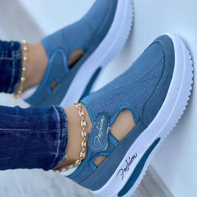Women's Slip - On Sneakers - Sentiments