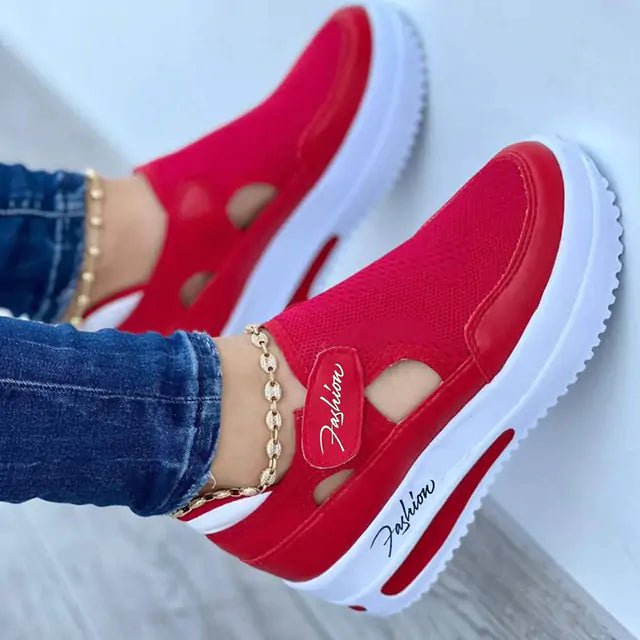 Women's Slip - On Sneakers - Sentiments