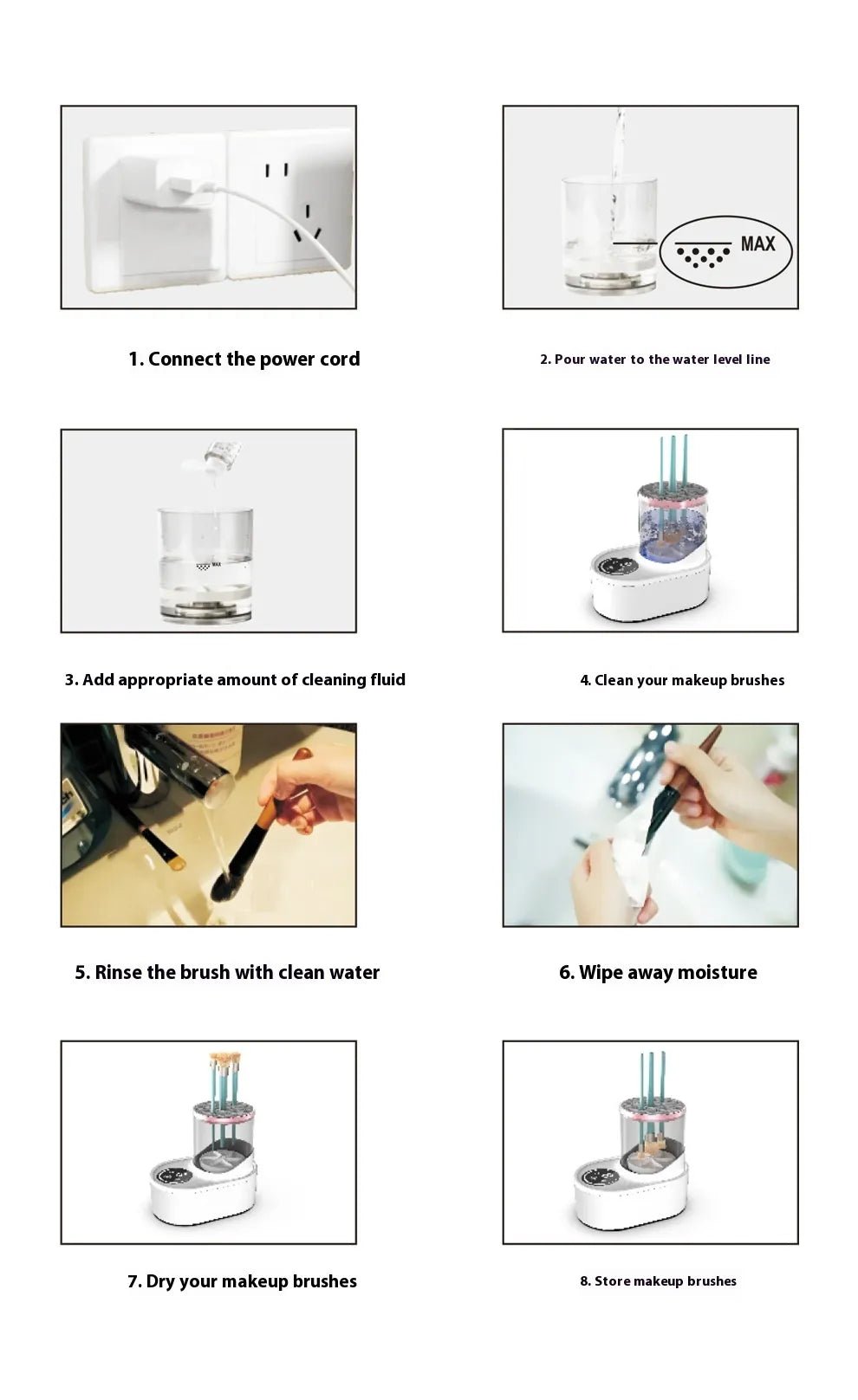 Electric Makeup Brush Cleaner & Dryer - Sentiments