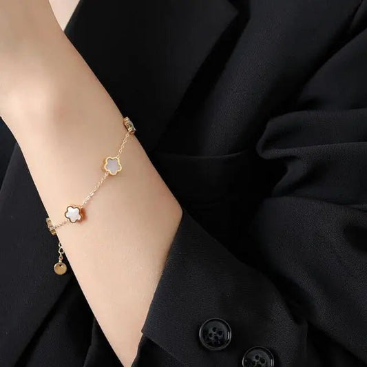 Flower Charm Bracelets - Sentiments