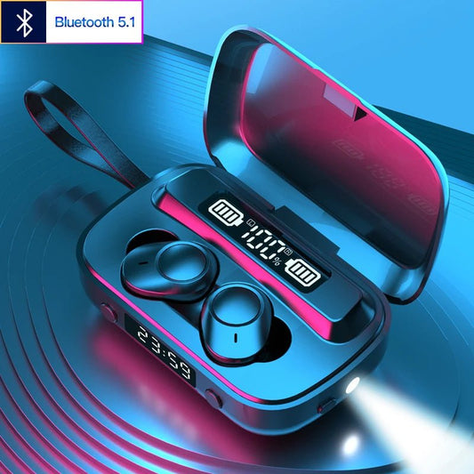 Oringinal Bluetooth Earbuds TWS Headset Wireless Earphone Touch Control HiFI HD Stereo Earbuds Digital display for sport - Sentiments